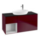 V&B Waschtischunterschrank Wandbeleuchtung Finion 120cm, Pl bla m, Reg glo wh. Lac, Peo m-1