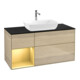 V&B Waschtischunterschrank Wandbeleuchtung Finion 120cm, Pl bla m, Reg gol m Lac, Oa ven-1