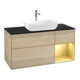 V&B Waschtischunterschrank Wandbeleuchtung Finion 120cm, Pl bla m, Reg gol m Lac, Oa ven-1