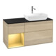 V&B Waschtischunterschrank Wandbeleuchtung Finion 120cm, Pl bla m, Reg gol m Lac, Oa ven-1