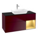 V&B Waschtischunterschrank Wandbeleuchtung Finion 120cm, Pl bla m, Reg gol m Lac, Peo m-1