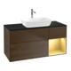V&B Waschtischunterschrank Wandbeleuchtung Finion 120cm, Pl bla m, Reg gol m Lac, wal ven-1