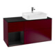 V&B Waschtischunterschrank Wandbeleuchtung Finion 120cm, Pl bla m, Reg li bla m Lac, Peo m-1