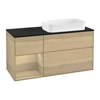V&B Waschtischunterschrank Wandbeleuchtung Finion 120cm, Pl bla m, Reg li Oa ven, Oa ven