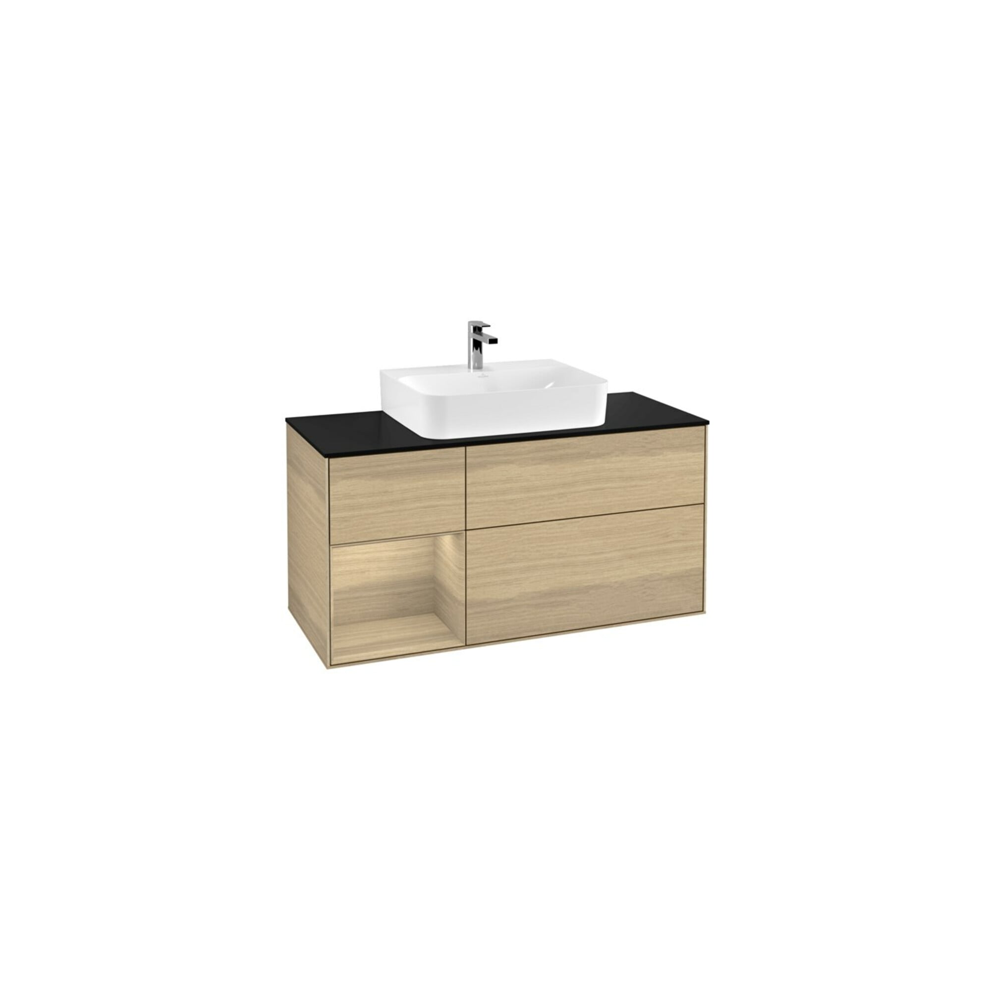 V&B Waschtischunterschrank Wandbeleuchtung Finion 120cm, Pl bla m, Reg li Oa ven, Oa ven ; Villeroy & Boch