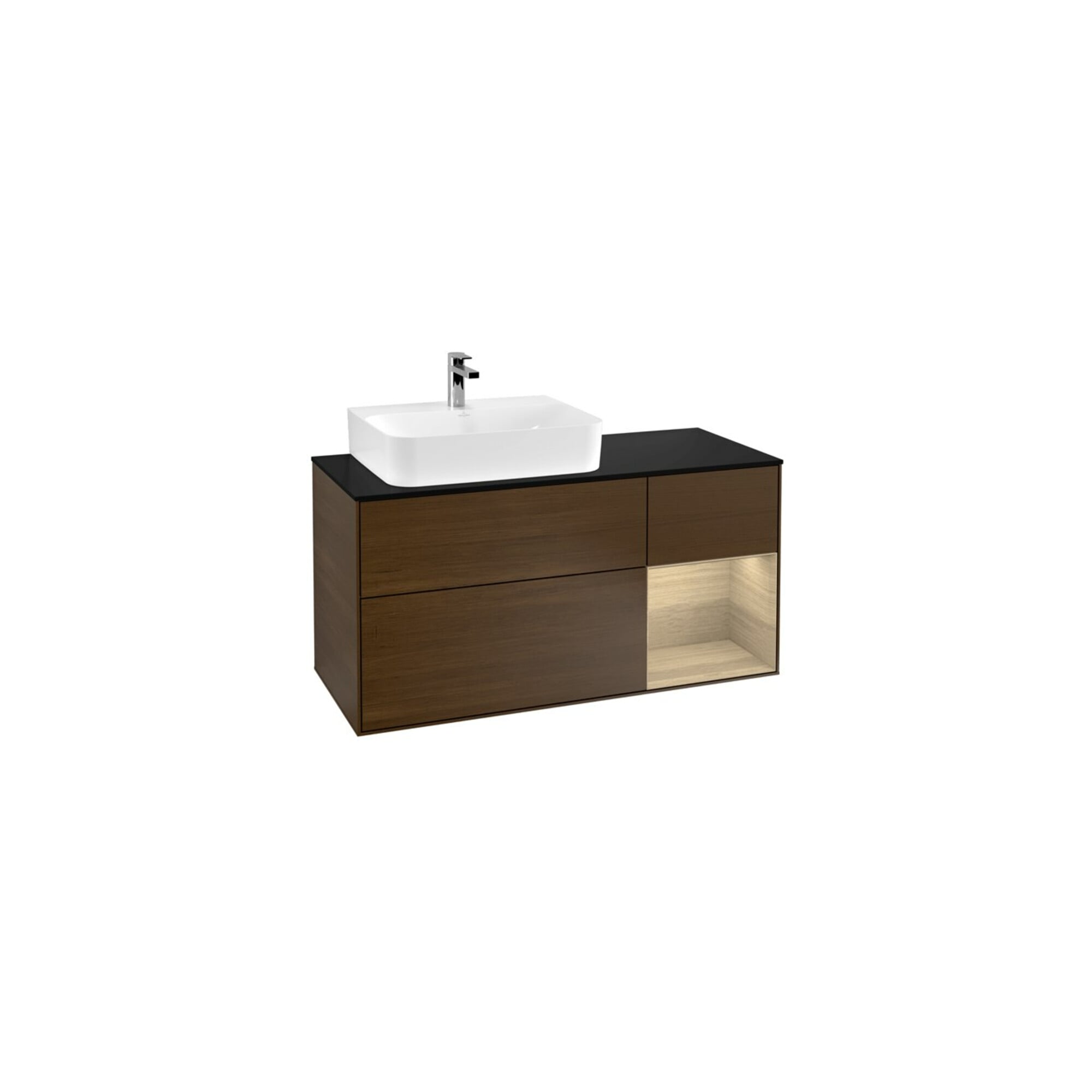 V&B Waschtischunterschrank Wandbeleuchtung Finion 120cm, Pl bla m, Reg li Oa ven, wal ven ; Villeroy & Boch