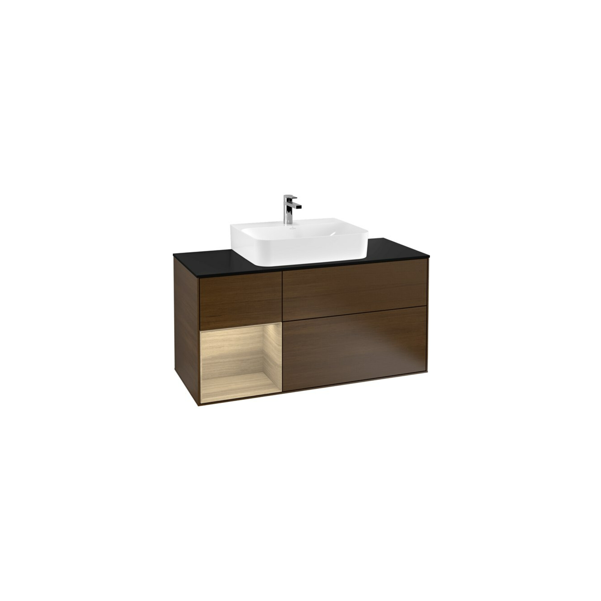 V&B Waschtischunterschrank Wandbeleuchtung Finion 120cm, Pl bla m, Reg li Oa ven, wal ven ; Villeroy & Boch