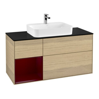 V&B Waschtischunterschrank Wandbeleuchtung Finion 120cm, Pl bla m, Reg li Peo, Oa ven