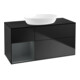 V&B Waschtischunterschrank Wandbeleuchtung Finion 120cm, Pl bla m, Reg md m Lac, bla m Lac-1