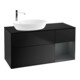 V&B Waschtischunterschrank Wandbeleuchtung Finion 120cm, Pl bla m, Reg md m Lac, bla m Lac-1