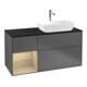 V&B Waschtischunterschrank Wandbeleuchtung Finion 120cm, Pl bla m, Reg Oa ven, Anthrac. m-1