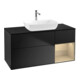 V&B Waschtischunterschrank Wandbeleuchtung Finion 120cm, Pl bla m, Reg Oa ven, bla m Lac-1