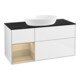 V&B Waschtischunterschrank Wandbeleuchtung Finion 120cm, Pl bla m, Reg Oa ven, glo wh. Lac-1