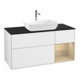 V&B Waschtischunterschrank Wandbeleuchtung Finion 120cm, Pl bla m, Reg Oa ven, glo wh. Lac-1