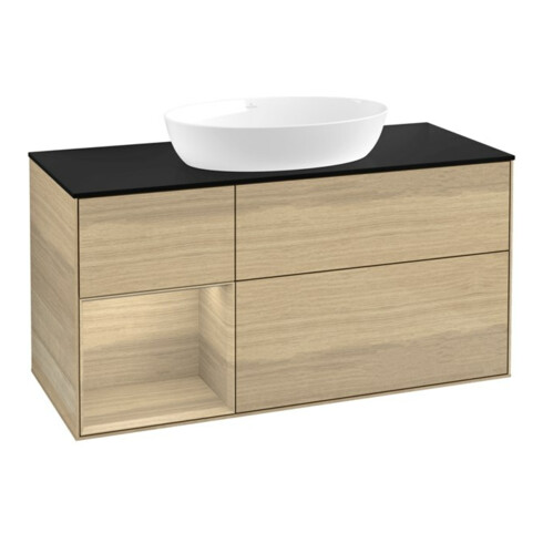 V&B Waschtischunterschrank Wandbeleuchtung Finion 120cm, Pl bla m, Reg Oa ven, Oa ven