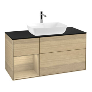 V&B Waschtischunterschrank Wandbeleuchtung Finion 120cm, Pl bla m, Reg Oa ven, Oa ven