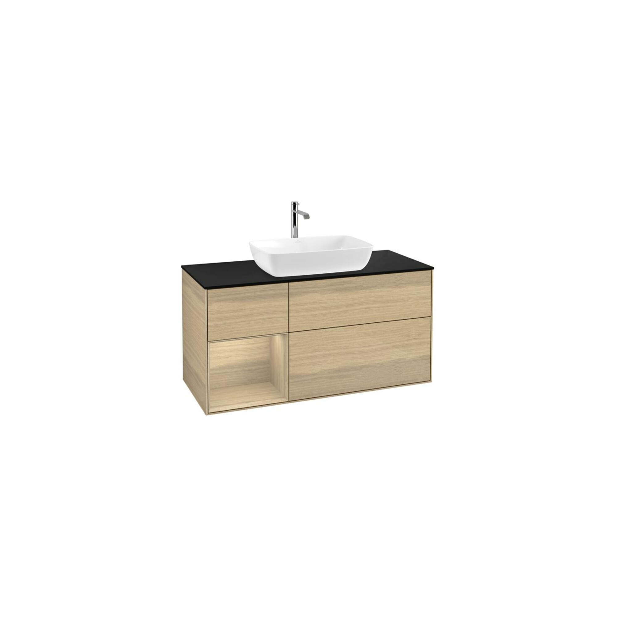 V&B Waschtischunterschrank Wandbeleuchtung Finion 120cm, Pl bla m, Reg Oa ven, Oa ven ; Villeroy & Boch