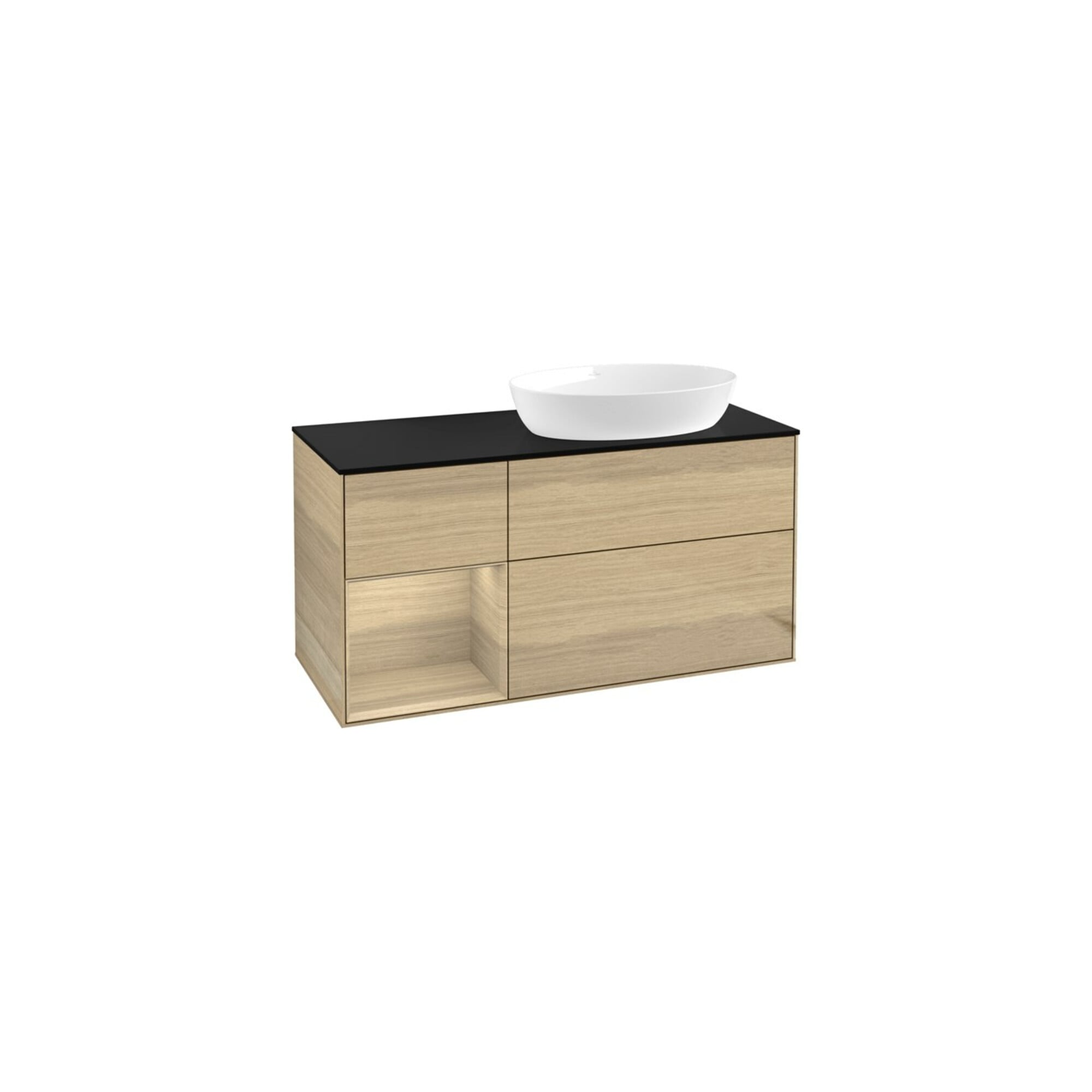 V&B Waschtischunterschrank Wandbeleuchtung Finion 120cm, Pl bla m, Reg Oa ven, Oa ven ; Villeroy & Boch