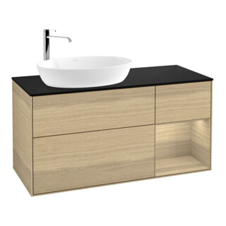 V&B Waschtischunterschrank Wandbeleuchtung Finion 120cm, Pl bla m, Reg Oa ven, Oa ven