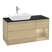 V&B Waschtischunterschrank Wandbeleuchtung Finion 120cm, Pl bla m, Reg Oa ven, Oa ven