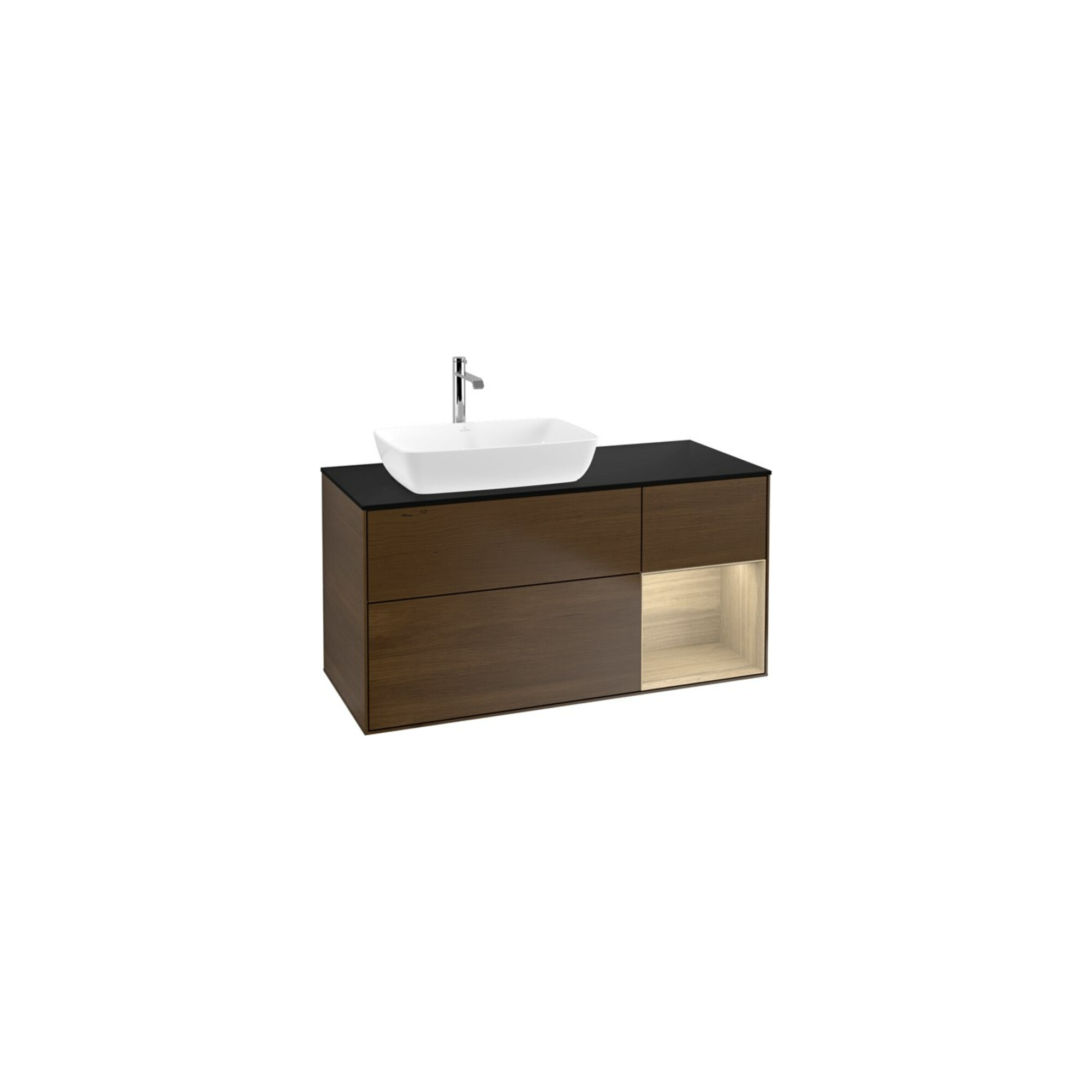 V&B Waschtischunterschrank Wandbeleuchtung Finion 120cm, Pl bla m, Reg Oa ven, wal ven ; Villeroy & Boch