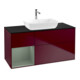 V&B Waschtischunterschrank Wandbeleuchtung Finion 120cm, Pl bla m, Reg Oli. m Lac, Peo m-1
