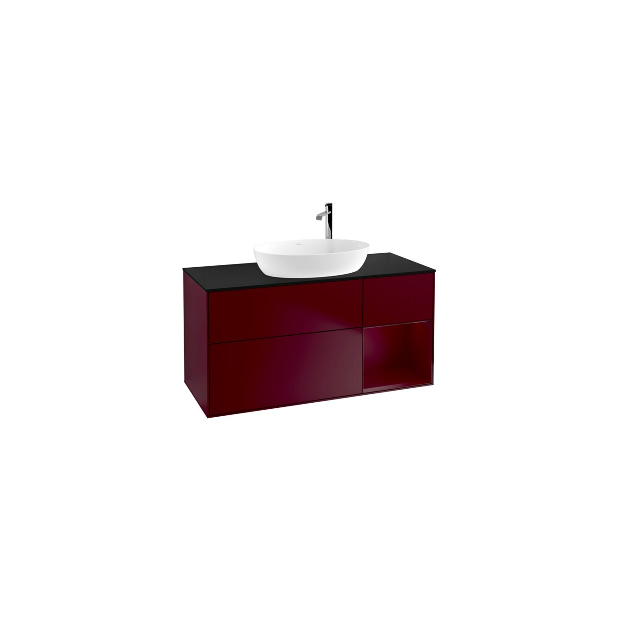 V&B Waschtischunterschrank Wandbeleuchtung Finion 120cm, Pl bla m, Reg Peo m Lac, Peo m ; Villeroy & Boch