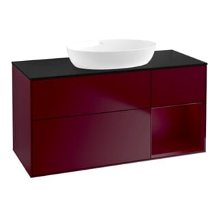 V&B Waschtischunterschrank Wandbeleuchtung Finion 120cm, Pl bla m, Reg Peo m Lac, Peo m
