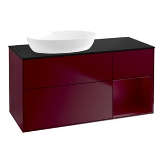 V&B Waschtischunterschrank Wandbeleuchtung Finion 120cm, Pl bla m, Reg Peo m Lac, Peo m
