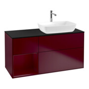 V&B Waschtischunterschrank Wandbeleuchtung Finion 120cm, Pl bla m, Reg Peo m Lac, Peo m