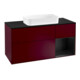 V&B Waschtischunterschrank Wandbeleuchtung Finion 120cm, Pl bla m, Reg re bla m Lac, Peo m-1