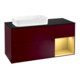 V&B Waschtischunterschrank Wandbeleuchtung Finion 120cm, Pl bla m, Reg re gol m, Peo m-1