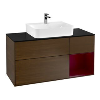 V&B Waschtischunterschrank Wandbeleuchtung Finion 120cm, Pl bla m, Reg re Peo, wal ven