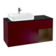 V&B Waschtischunterschrank Wandbeleuchtung Finion 120cm, Pl bla m, Reg re wal ven, Peo m-1