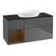 V&B Waschtischunterschrank Wandbeleuchtung Finion 120cm, Pl bla m, Reg wal ven, Anthrac. m-1