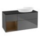 V&B Waschtischunterschrank Wandbeleuchtung Finion 120cm, Pl bla m, Reg wal ven, Anthrac. m-1