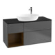 V&B Waschtischunterschrank Wandbeleuchtung Finion 120cm, Pl bla m, Reg wal ven, Anthrac. m-1