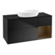 V&B Waschtischunterschrank Wandbeleuchtung Finion 120cm, Pl bla m, Reg wal ven, bla m Lac-1