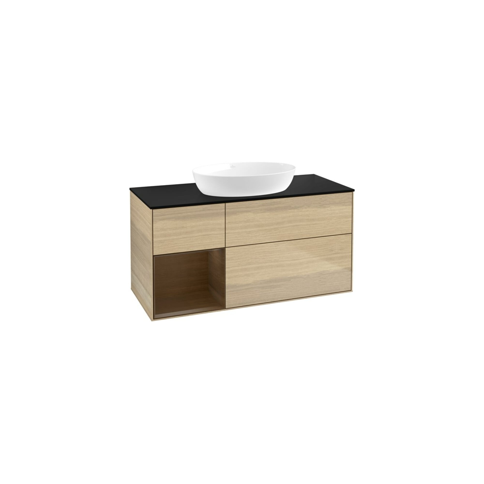 V&B Waschtischunterschrank Wandbeleuchtung Finion 120cm, Pl bla m, Reg wal ven, Oa ven ; Villeroy & Boch