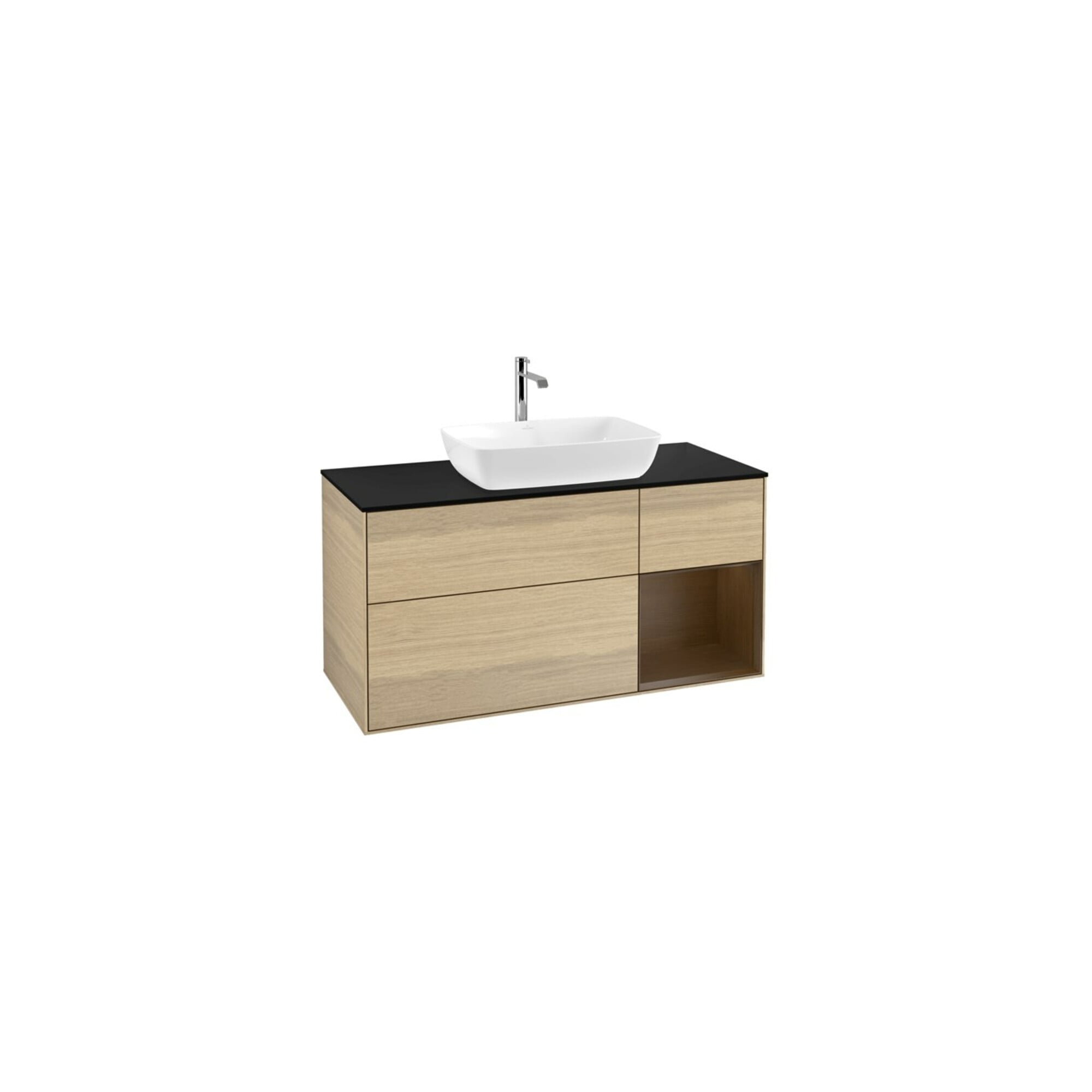 V&B Waschtischunterschrank Wandbeleuchtung Finion 120cm, Pl bla m, Reg wal ven, Oa ven ; Villeroy & Boch