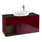 V&B Waschtischunterschrank Wandbeleuchtung Finion 120cm, Pl bla m, Reg wal ven, Peo m