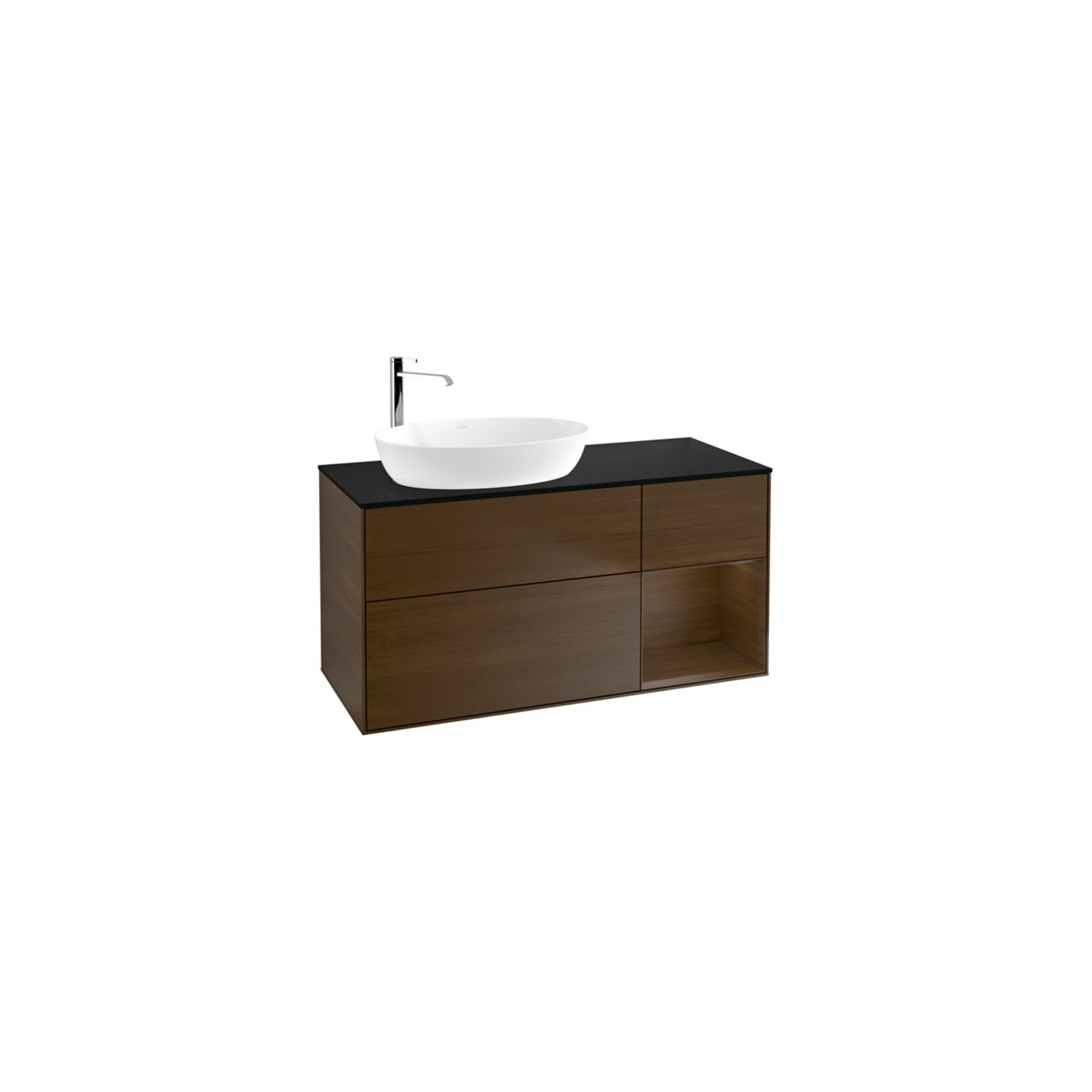V&B Waschtischunterschrank Wandbeleuchtung Finion 120cm, Pl bla m, Reg wal ven, wal ven ; Villeroy & Boch