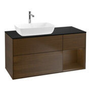 V&B Waschtischunterschrank Wandbeleuchtung Finion 120cm, Pl bla m, Reg wal ven, wal ven-1