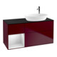 V&B Waschtischunterschrank Wandbeleuchtung Finion 120cm, Pl bla m, Reg wh. m Lac, Peo m-1