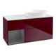 V&B Waschtischunterschrank Wandbeleuchtung Finion 120cm, Pl w m, Reg Anthrac. m Lac, Peo m-1