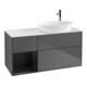 V&B Waschtischunterschrank Wandbeleuchtung Finion 120cm, Pl w m, Reg bla m Lac, Anthrac. m-1