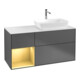 V&B Waschtischunterschrank Wandbeleuchtung Finion 120cm, Pl w m, Reg gol m Lac, Anthrac. m-1