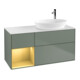 V&B Waschtischunterschrank Wandbeleuchtung Finion 120cm, Pl w m, Reg gol m Lac, Oli. m Lac-1
