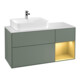 V&B Waschtischunterschrank Wandbeleuchtung Finion 120cm, Pl w m, Reg li gol m, Oli. m Lac-1
