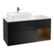 V&B Waschtischunterschrank Wandbeleuchtung Finion 120cm, Pl w m, Reg li wal ven, bla m Lac-1